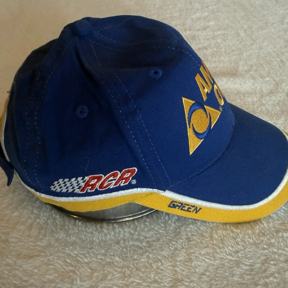 Vintage NASCAR AOL Steve Park Autograph Blue Hat NASCAR Racing Chase Authentics